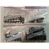 Image 3 : Box of ziploc bags with sorted vintage vacuum tubes - includes 6201, 6CG7, 12BY7A & more