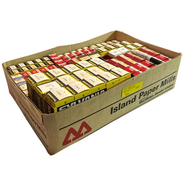 Assorted Vintage Vacuum Tubes - Sylvania, RCA, Marconi Radiotron, GE, Westinghouse Bulk