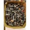 Image 2 : Box full of assorted loose vintage vacuum tubes
