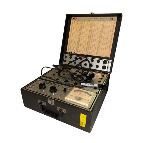 Vintage Dyna-Quik Model 500 Dynamic Mutual Conductance Tube Tester Shop Equipment B&K