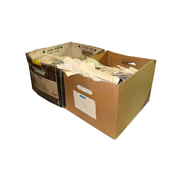 2 boxes full of assorted loose sorted & unsorted vacuum tubes