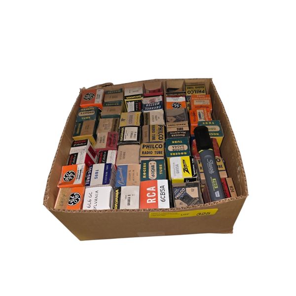 Vintage Vacuum Tubes Original Boxes Rogers Philco Sylvania Westinghouse Marconi GE RCA Zenith