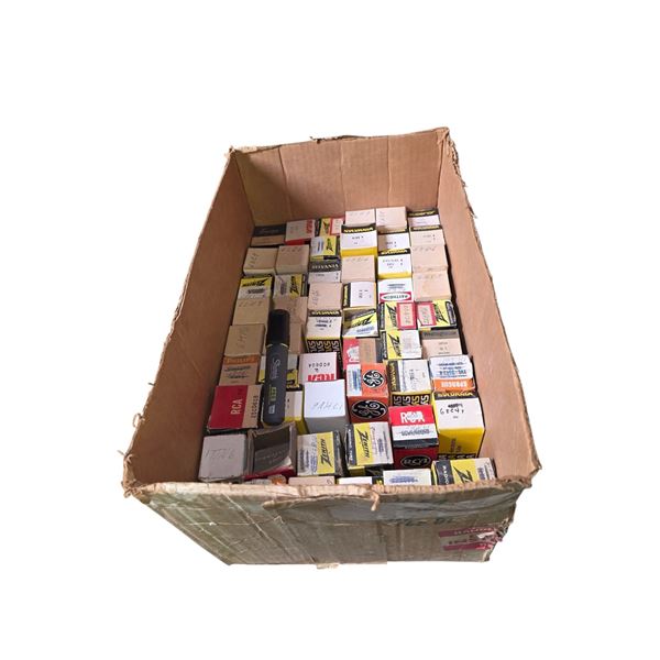 Vintage Electronic Vacuum Tubes Original Boxes Zenith Sylvania RCA Raytheon Philips GE