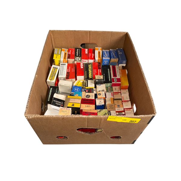 Vintage Vacuum Tubes Original Boxes RCA Sylvania Marconi Westinghouse Admiral International Rogers