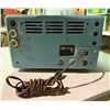 Image 3 : Vintage Turquoise Portable Tube CRT Television TV - Marconi