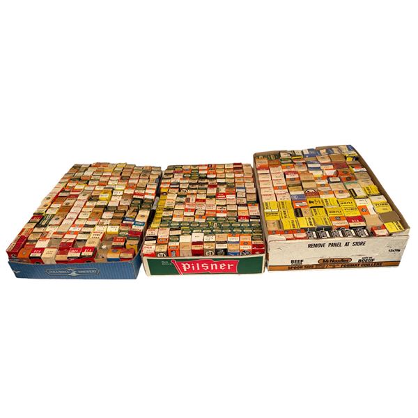 Vintage Vacuum Tubes Bulk Collection In Original Boxes RCA Motorola Sylvania Rogers GE Westinghouse