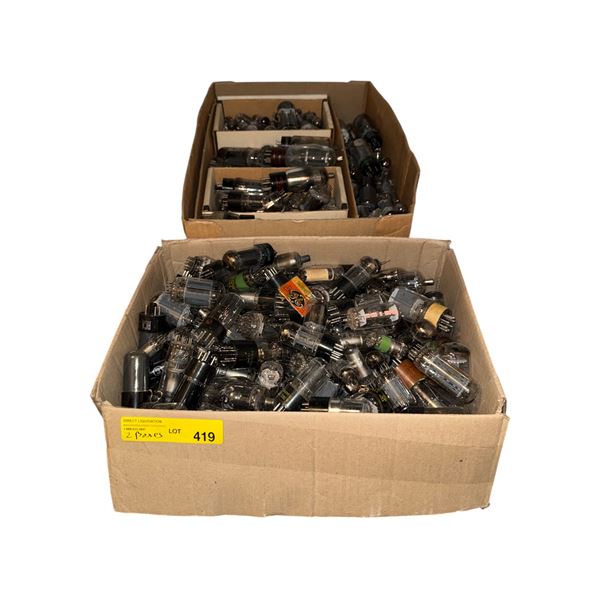 Large Group of Assorted Vintage Loose Vacuum Tubes