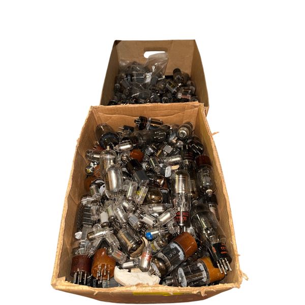 Large Group of Assorted Vintage Loose Vacuum Tubes