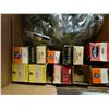 Image 4 : Box of Vintage Loose and NIB Vacuum Tubes: Sylvania, Marconi, CGE etc - Models: OA3, 885, OC3 and mo