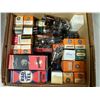 Image 3 : Box of Vintage Loose and NIB Vacuum Tubes & Rectifiers: Rogers, Marconi, Sylvania, etc - Models: 6AX
