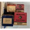 Image 4 : Box of Vintage Loose and NIB Vacuum Tubes & Rectifiers: Rogers, Marconi, Sylvania, etc - Models: 6AX