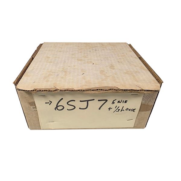 Box of Vintage NIB Vacuum Tubes: Philco, Westinghouse, etc - Models: 6SJ7