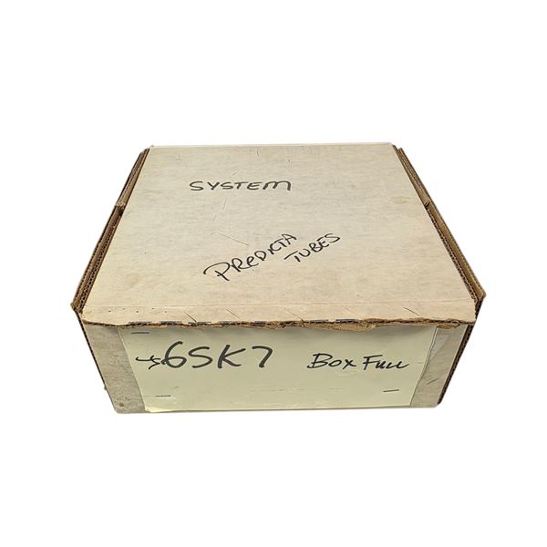 Box of Vintage Loose Vacuum Tubes - Model: 6SK7
