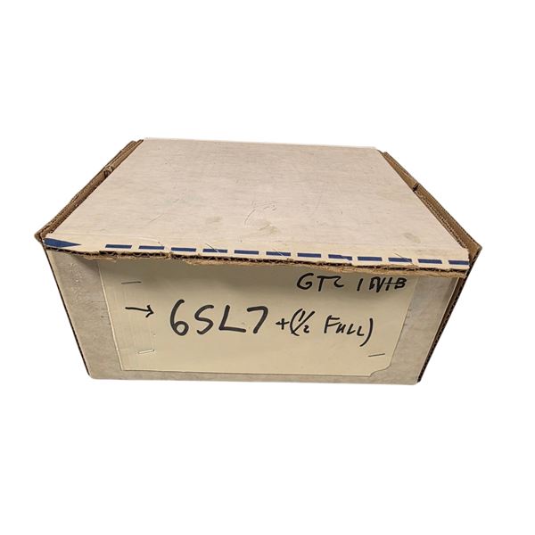 Box of Vintage Loose and NIB Vacuum Tubes: Marconi, CGE etc - Model: 6SL7