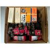 Image 2 : Box of Vintage Loose and NIB Vacuum Tubes: Marconi, CGE etc - Model: 6SN7