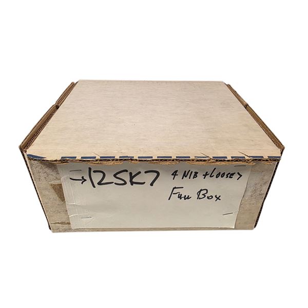 Box of Vintage Loose and NIB Vacuum Tubes: Rogers, Sylvania, etc - Model: 12SK7