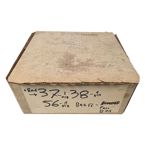 Box of Vintage Loose & NIB Vacuum Tubes: RCA, Philco, GE, Westinghouse, etc - Models: 37, 38, 56