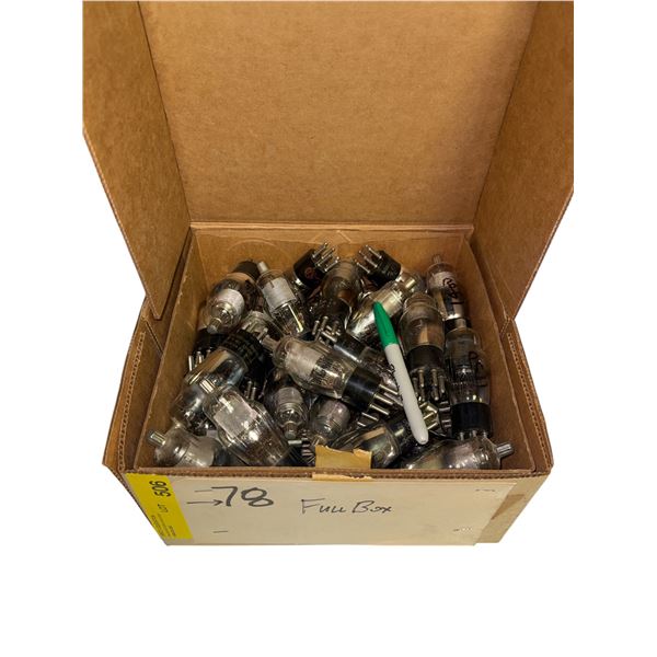 Box of Vintage Loose Vacuum Tubes - Models: 78