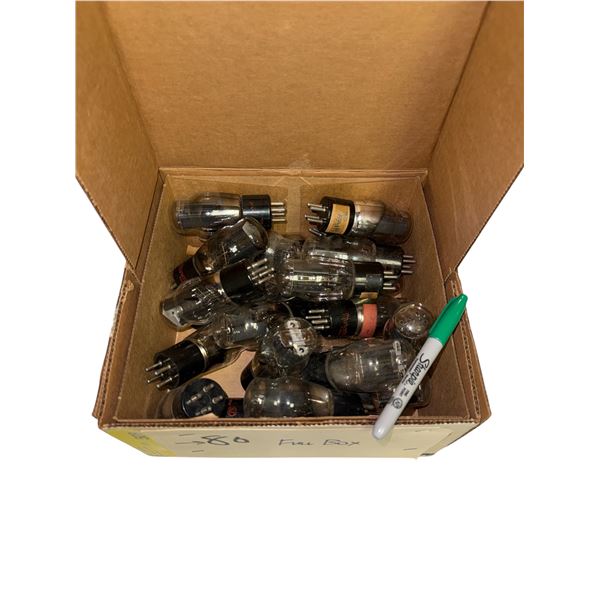 Box of Vintage Loose Vacuum Tubes - Models: 80