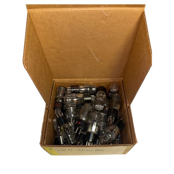 Box of Vintage Loose Vacuum Tubes - Models: 80