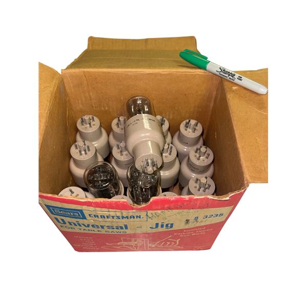 Group of Assorted Joint Army Navy Vintage Vacuum Tubes Model: JAN - CTL - 5R4WGB