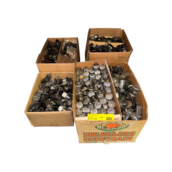 Group of Assorted Vintage Loose Vacuum Tubes