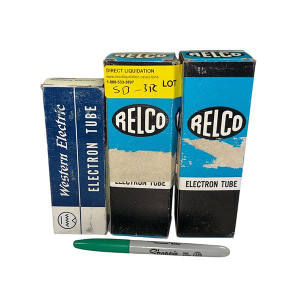 Vintage Western Electric RELCO 311B Vacuum Tubes in Original Boxes