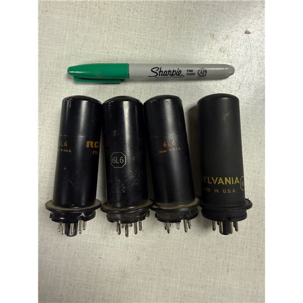 Group of Vintage Loose Vacuum Tubes - Model no 6L6