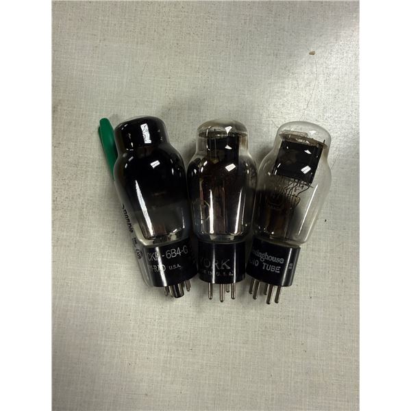 Group of Vintage Westinghouse and JAN Loose Vacuum Tubes - Model no 47 & JAN-CKR-6B4