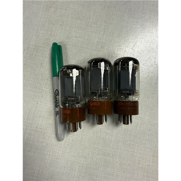 Group of Vintage Loose Vacuum Tubes Joint Army Navy - Model no 6L6WGB