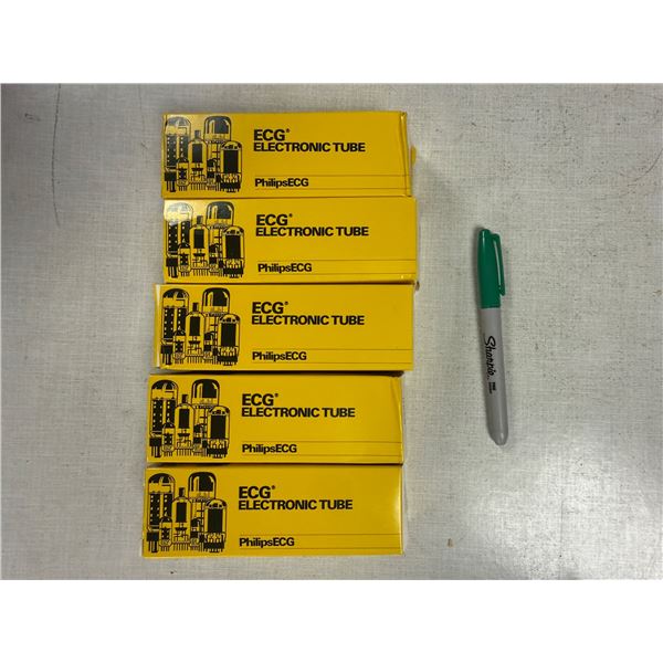 Vintage ECG 6550 Vacuum Tubes With Original Boxes ECG