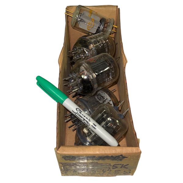 Assorted vintage vacuum tubes