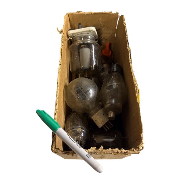 Assorted vintage vacuum tubes