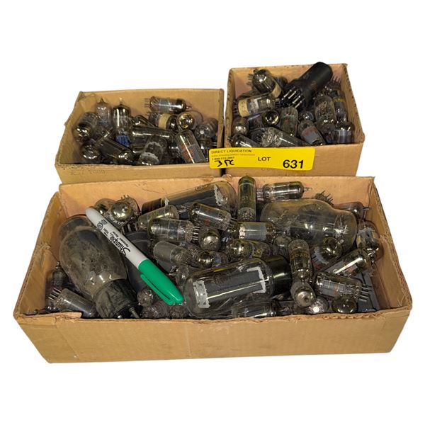 Assorted vintage vacuum tubes