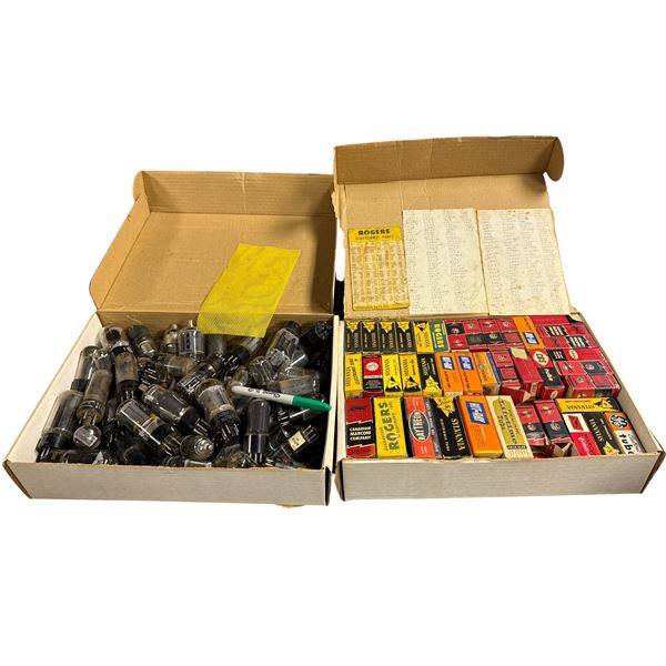 Audio, Radio, TV Loose & in box vintage vacuum tubes assorted
