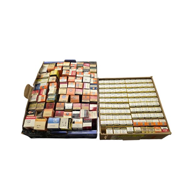 Assorted Vintage Vacuum Tubes Philco Sylvania GE RCA Marconi Philips Westinghouse Admiral Rogers