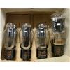 Image 1 : Set of 4 JAN 2A3 vintage vacuum tubes