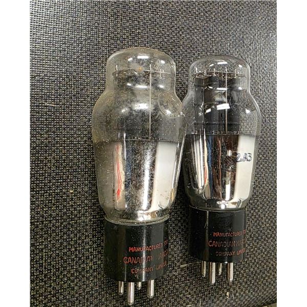 Pair of vintage 2A3 vacuum tubes