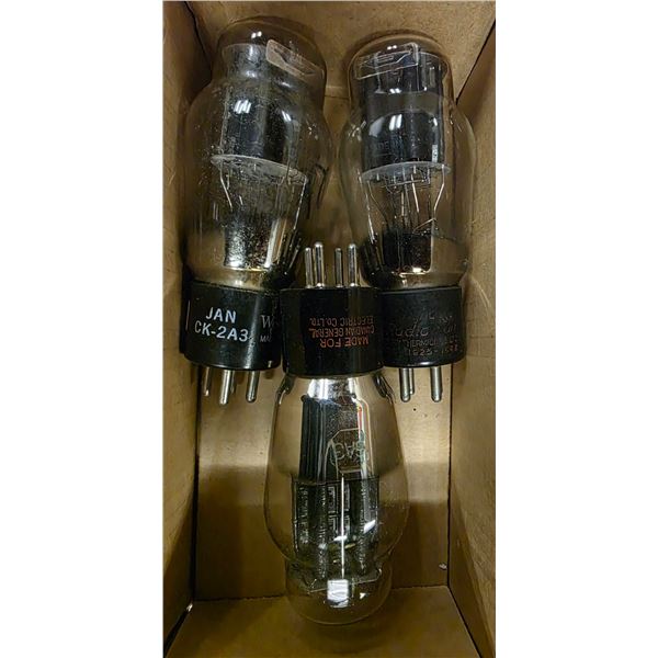 4pc 2A3 vintage vacuum tubes