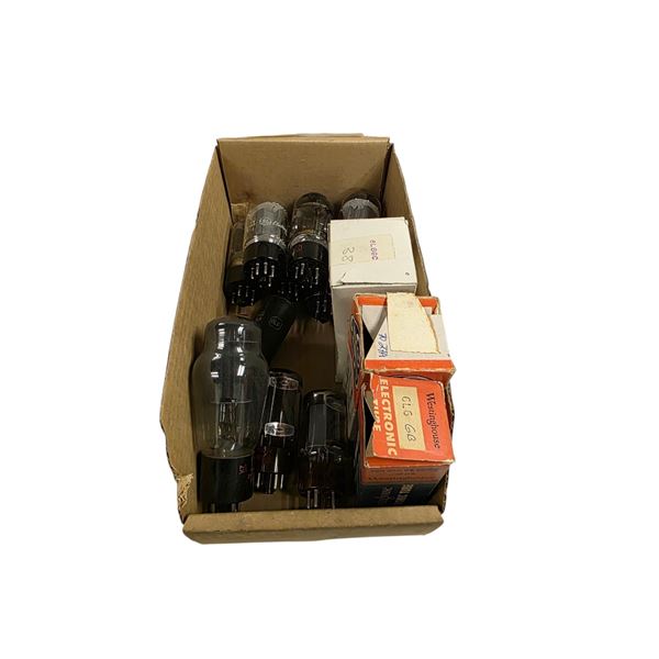 Assorted 6L6 vintage vacuum tubes loose