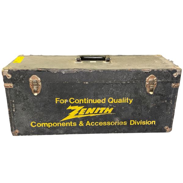 Vintage Zenith Technicians Caddy with parts