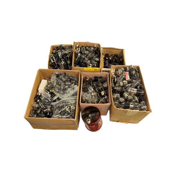 Large group of assorted vintage vacuum tubes
