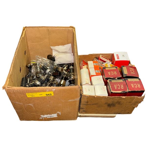 Group of assorted vintage vacuum tubes