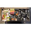 Image 2 : Vintage Technician's Caddy with assorted vintage vacuum tubes