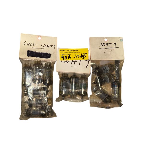 3 bags of 12AT7 vintage vacuum tubes