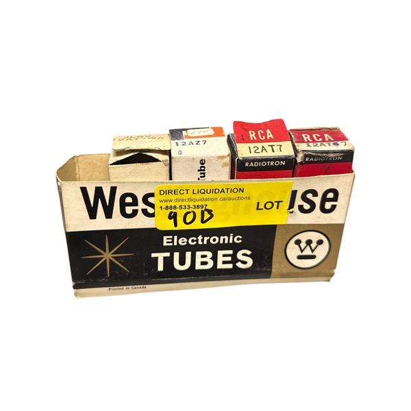 12ATZ7, 12AT7, 12AT7WA vintage vacuum tubes