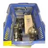 Image 1 : Basket of assorted vintage vacuum tubes