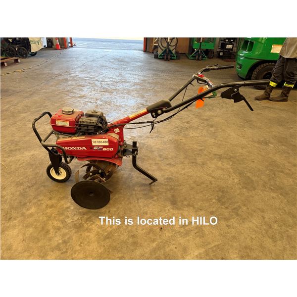 (10708400) 2023 Honda FC600K2A2 Mid-Tine Tiller (Runs See Video)