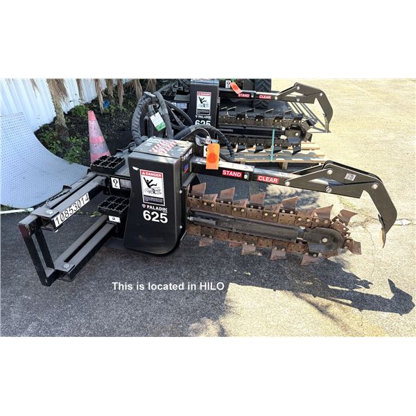 (10853014) 2023 Bradco Paladin 625 Trencher Attachment (Fits Skidsteer)