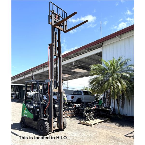 (866641) 2013 Doosan G20SC-5 Propane Forklift (Starts, Runs, Lifts, See Video)